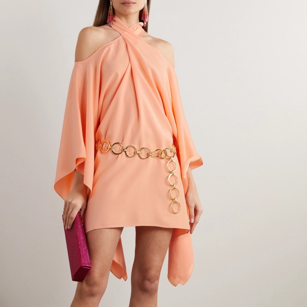 Taller Marmo Peach Belted Dress / Kaftan